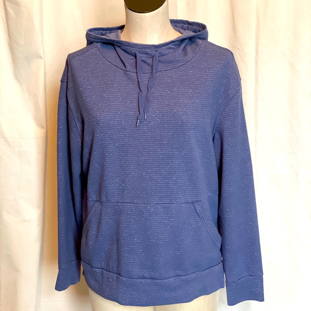 Champion Large heathered elite blue Hoodie